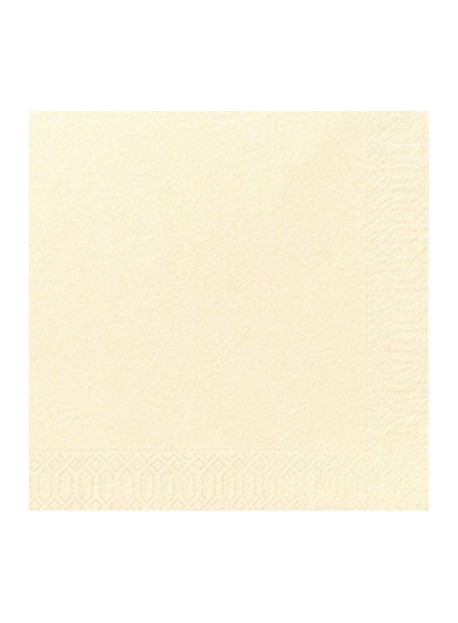 Duni tissue szalvéta 2/33 Cream/pezsgő, 125 lap/csomag