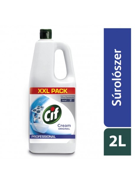 Cif Professional Cream - Karcmentesen tisztító folyékony súrolószer (fehér) 2L