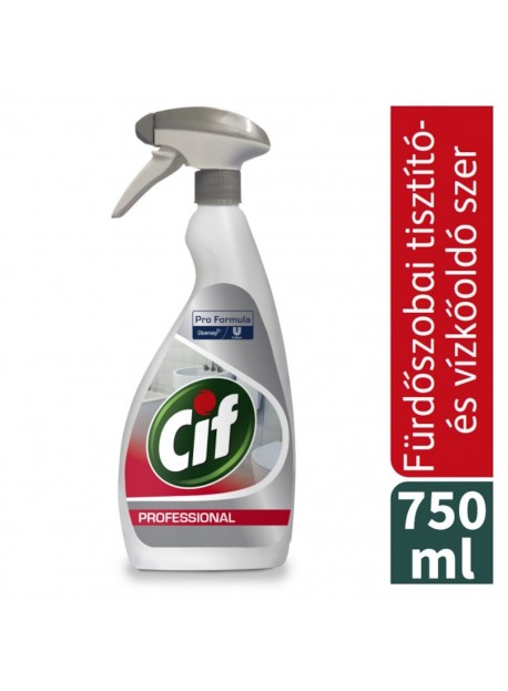 Cif Professional Washroom 2in1 - Fürdőszobai tisztító- és vízkőoldószer 750ml