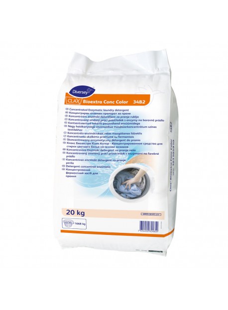 Clax Bioextra Conc Color 20kg - Színvédő és-kímélő enzimes mosószer koncentrátum, foszfátmentes