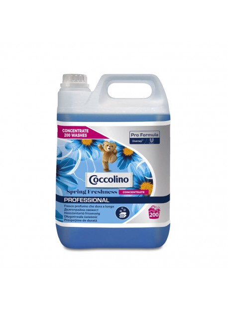 Coccolino Pro Formula Spring Fresh Concentrate 5L - Öblítőkoncentrátum kellemes illattal Coccolino Pro Formula Spring Fresh Concentrate 5L - Öblítőkoncentrátum kellemes illattal
