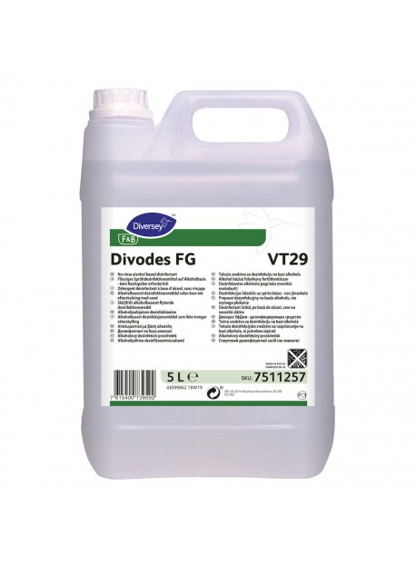 Divodes FG 5L - Alkohol bázisú folyékony fertőtlenítőszer Divodes FG 5L - Alkohol bázisú folyékony fertőtlenítőszer