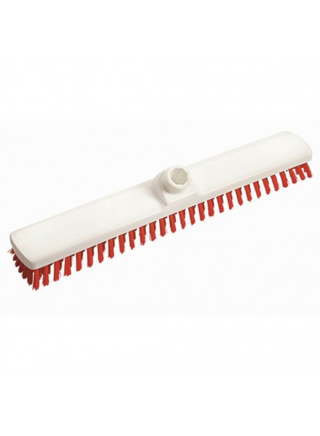 Padlósúroló kemény, piros, 400x60x26mm, 26 mm-es sörtékkel