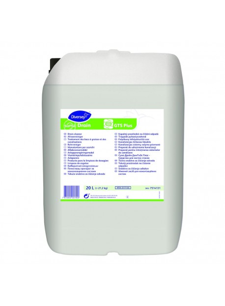 Suma Drain GTS plus 20L - Folyékony lefolyótisztító szer