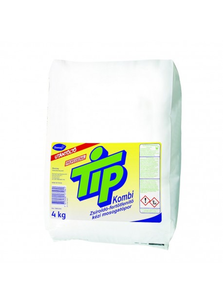 Tip Kombi professional fertőtlenítő kézi mosogatópor 4kg utántöltő