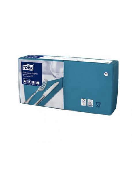Tork Advanced Tissue szalvéta 3/33 kékeszöld, 1/4 hajtású, 150 lap/csomag