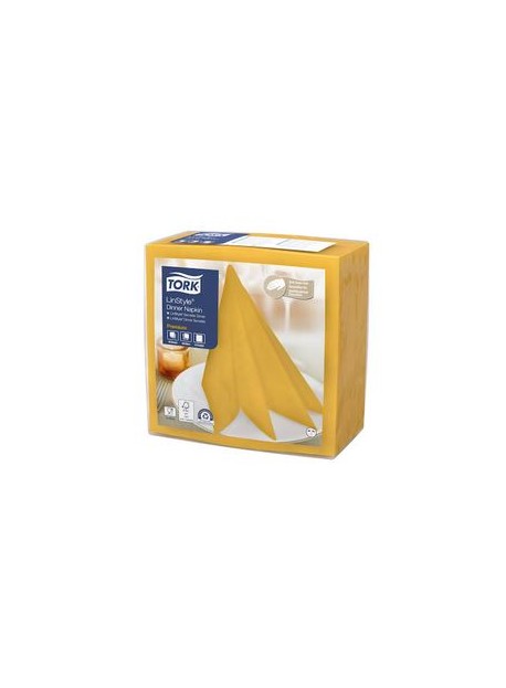 Tork Premium Linstyle® Mustár Dinner szalvéta 1/39, 50db/csomag, 12csomag/karton