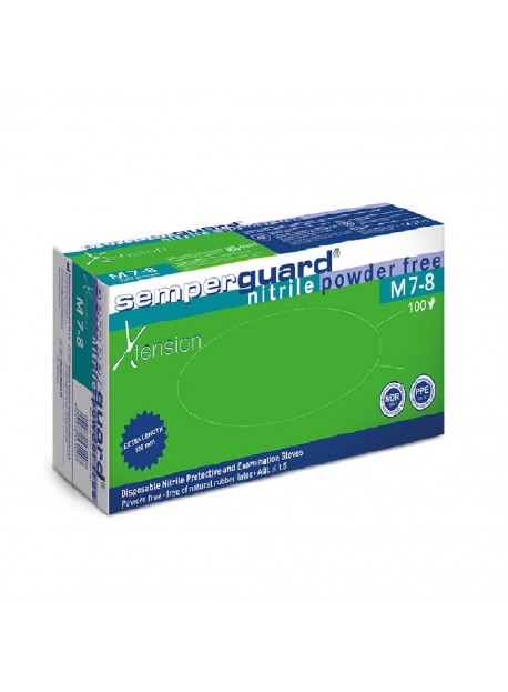 Semperguard Nitril Xtension munkavédelmi kesztyű M-es 100db/doboz