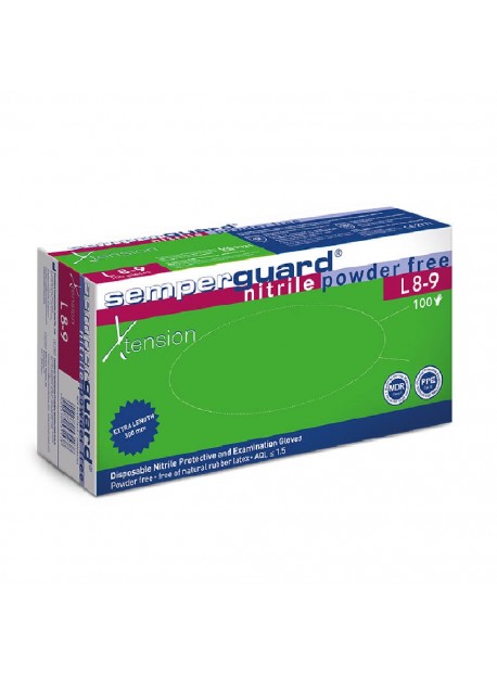 Semperguard Nitril Xtension munkavédelmi kesztyű L-es 100db/doboz