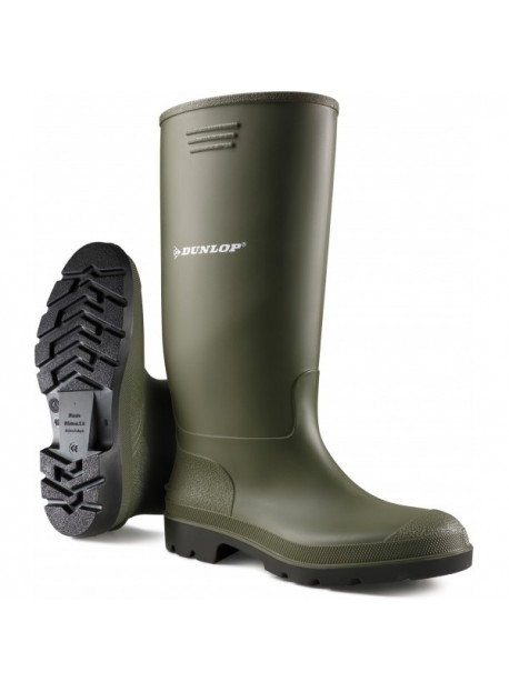 Dunlop Pricemastor zöld sav- és lúgálló PVC csizma 43-as
