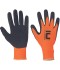 Palawan Orange tenyéren latex gumiban mártott kötött védőkesztyű 8-as