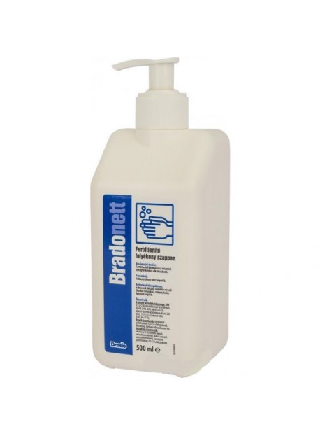 Bradonett kéz- és bőrfertőtlenítő 500ml pumpás folyékony szappan