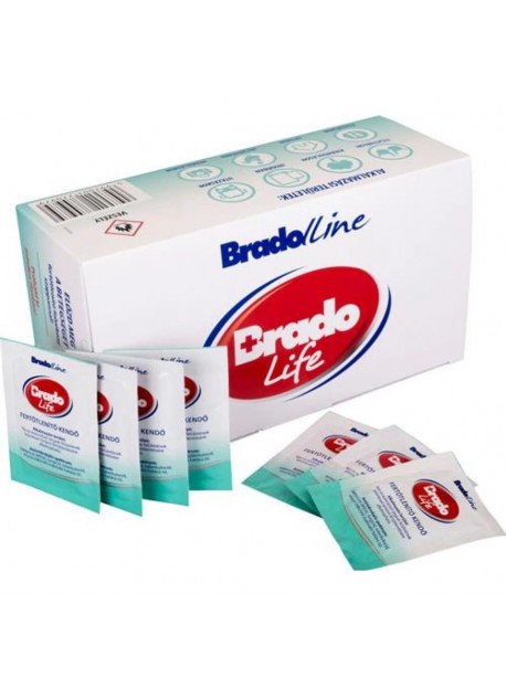 Bradolife fertőtlenítő kendő, egyesével csomagolt
