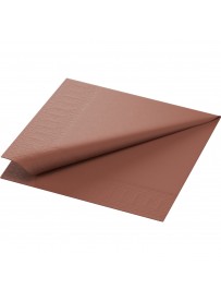 Duni Tissue szalvéta 2/33 gesztenye /Chestnut/ 125 lap/csomag