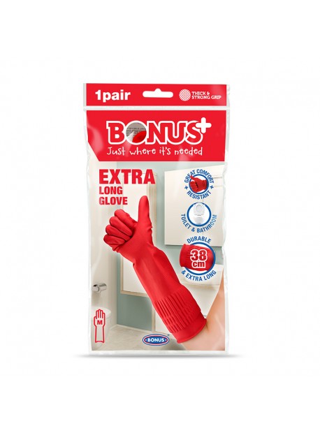 Bonus Extra hosszú gumikesztyű (38cm) M-es