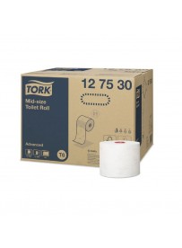 Tork Advanced Mid-size toalettpapír 2 réteg, 27tekercs/karton, 100méter/tekercs