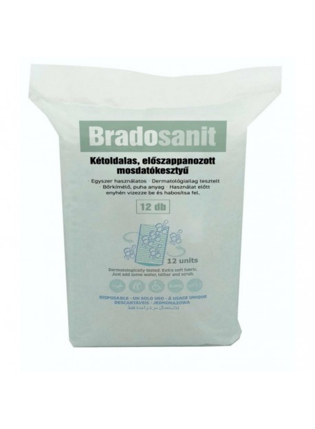 Bradosanit mosdatókesztyű 12db