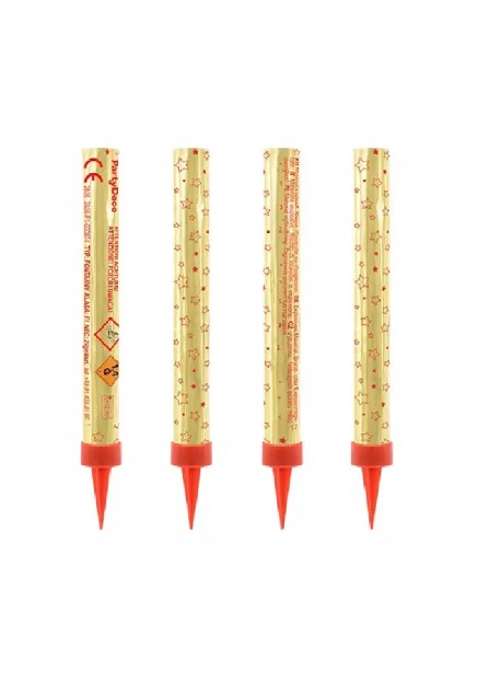 Tortagyertya, tüzijáték közepes 16 cm, 4 db/csomag