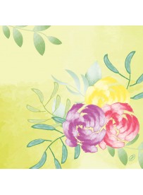 Dunisoft Bio textilhatású szalvéta Soft Tropics 40x40cm, 1/4, 60lap/csomag