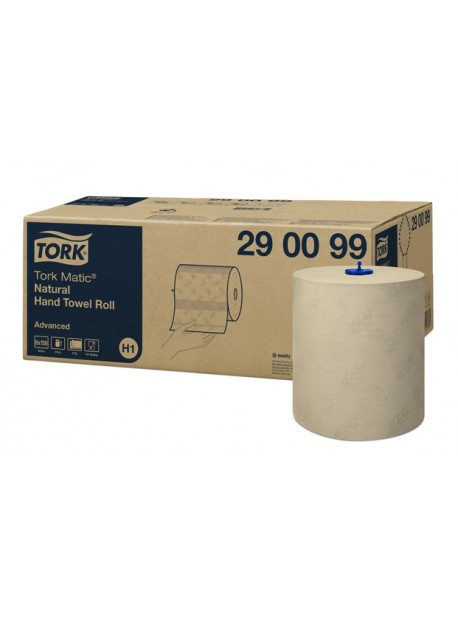Tork Matic® Natur tekercses kéztörlő, 2 rétegű, 150m/tekercs, 6tekercs/karton