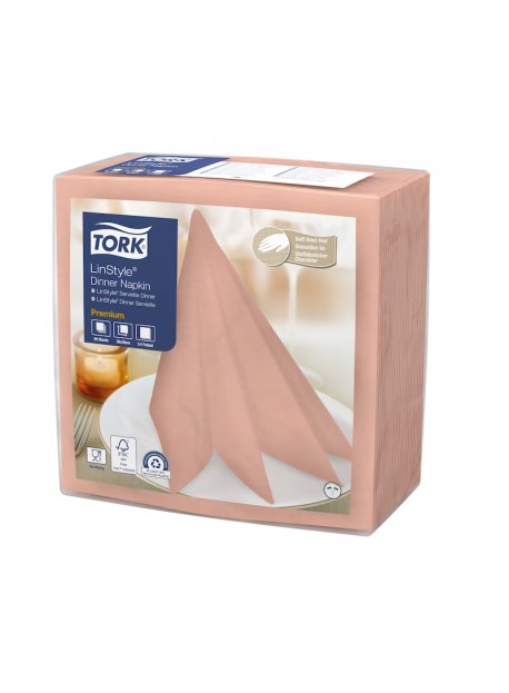 Tork Linstyle® korall Dinner szalvéta 50lap/csomag