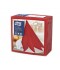 Tork Linstyle® piros Dinner szalvéta 39x39cm, 1/4, 50lap/csomag