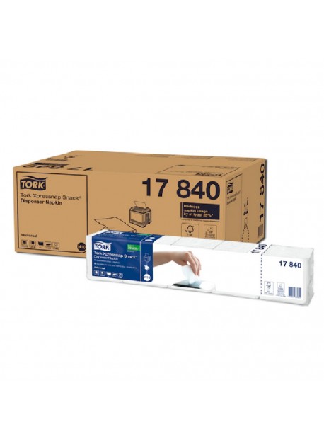 Tork Xpressnap® SnackTM fehér adagolós szalvéta 1125lap/csomag, 8csomag/karton