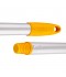 Heavy-Duty felmosó és partvisnyél 140cm - FEHÉR színű, sárga végű