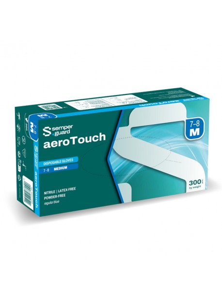 Semperguard aeroTouch munkavédelmi nitril kesztyű  S  300db/doboz