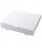 Pizzadoboz 22x22x3,5cm fehér, négyszögletű (F4) 100db/csomag