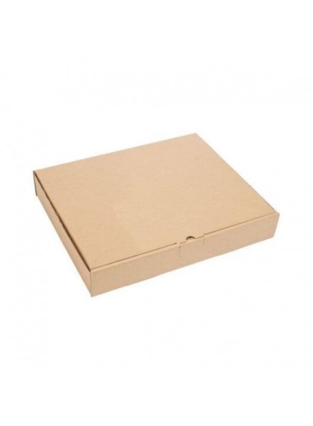 Pizzadoboz 24x24x4,5cm barna, négyszögletű (B4) 100db/csomag