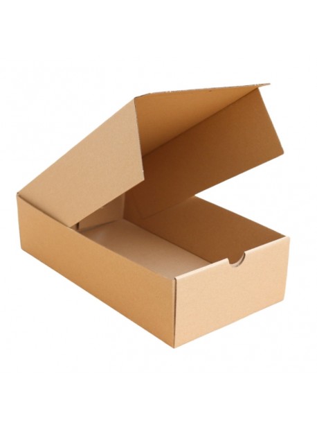Calzone doboz, barna, 320x185x80mm, 100db/csomag