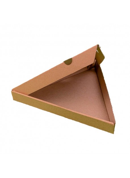 Háromszögletű pizzadoboz, 21,5x24x4cm 100db/csomag