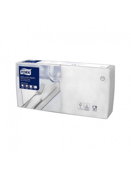 Tork Advanced Tissue szalvéta 3/33 fehér, 50l/csomag, 10csomag/karton
