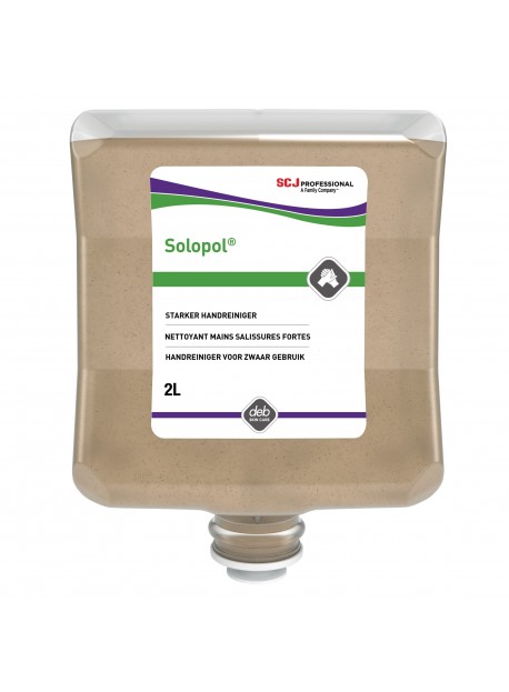 Deb Solopol Classic 2l kéztisztító olajos, zsíros szennyeződésekre, 4db/krt