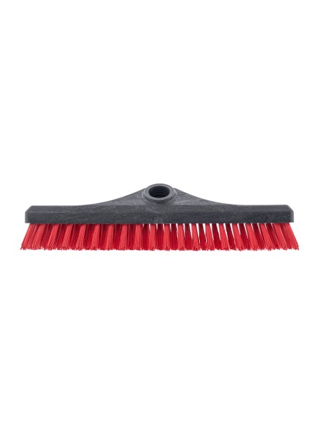 Bodtrix 30 cm padlósúroló kefe PIROS