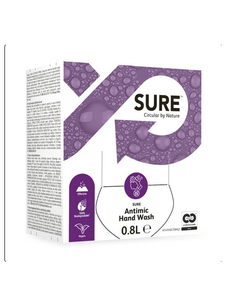 SURE Antimic Hand Wash 0.8L - Antibakteriális folyékony kézmosószer