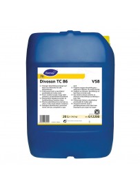 DI Divosan TC 86 VS8 20L W3857 alacsony habzású klórtartalmú fertőtlenítő mosogatószer kemény vízhez