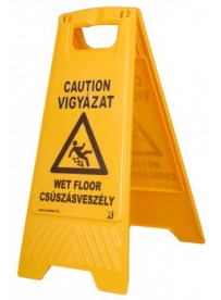 Csúszásveszély tábla
