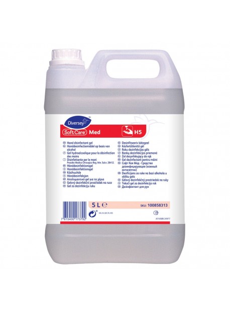Soft Care Med H5 5L kézfertőtlenítő gél