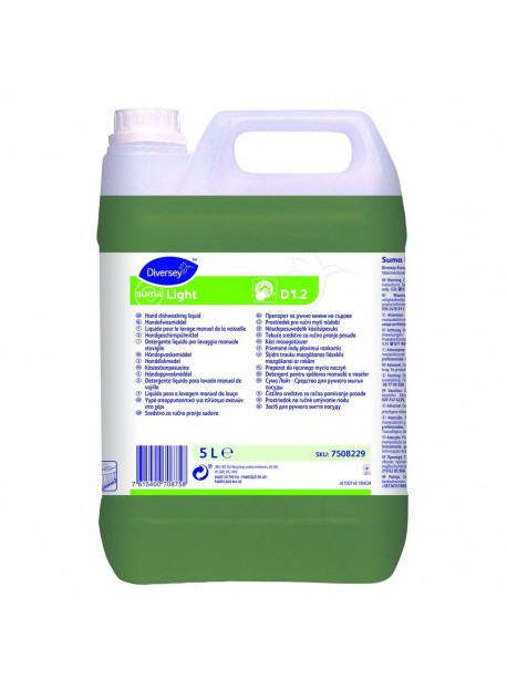 Suma Light D1.2 5L - Folyékony kézi mosogatószer
