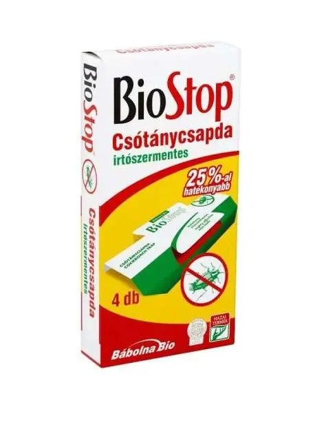 Biostop csótánycsapda ragasztós 4db