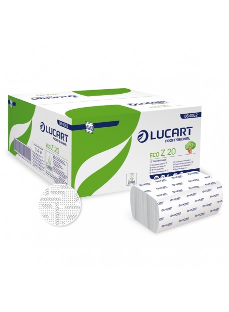 Lucart Eco Z 20 hajtogatott 2rtg kéztörlő 15x200 lap 