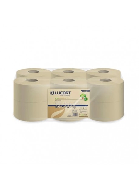 Lucart Econatural 19 J toalettpapír, 2 réteg, 160m/tek., 12tek./krt.