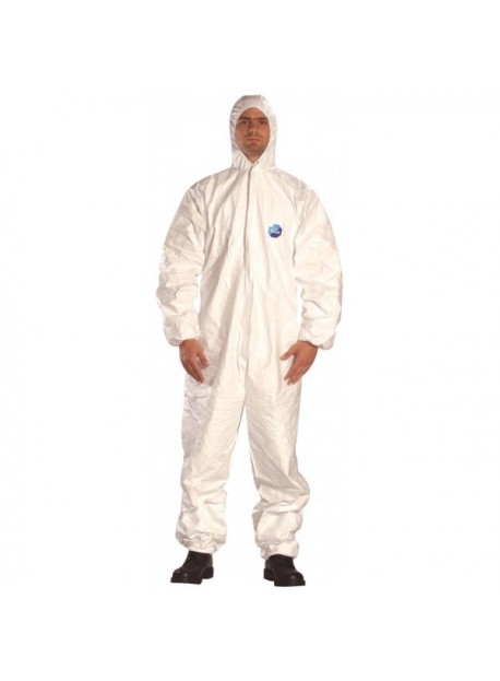 Tyvek Classic kapucnis, antisztatikus overall, vegysz. és radioa. részecskék ellen XL-es 