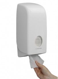 Aquarius Hajtogatott toalettpapír adagoló fehér