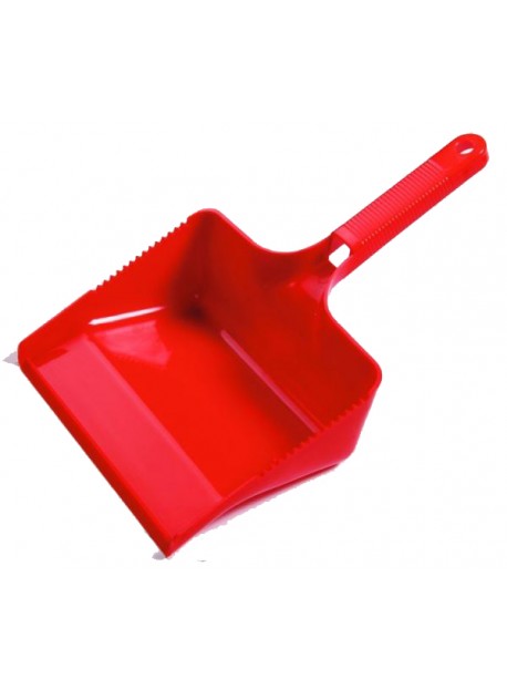 Haug szemeteslapát gumicsík nélkül, piros -6x33x11cm