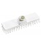 Haug padlósúroló kefe fehér PBT erős szőrrel
